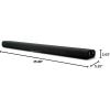 imageYAMAHA SRB40A Dolby Atmos Sound Bar with Wireless Subwoofer BlackBuiltin Subwoofers