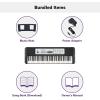 imageYamaha 61Key Portable Keyboard for Beginners with BuiltIn Songs Quiz Mode Music Rest with Power Adapter YPT280YPT280