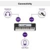 imageYamaha 61Key Portable Keyboard for Beginners with BuiltIn Songs Quiz Mode Music Rest with Power Adapter YPT280YPT280
