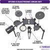 imageYamaha Electronic Drum Set with Powerful PRO Module 70 Premium Customizable Kit Modifier Controls USB AudioMIDI Silent Silicone Heads DTX Touch Sound Editor Smart App DTX6KXStandard