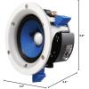 imageYamaha NSIC600 110 Watt 65Inch 2Way InCeiling Speakers  Pair White90Watts