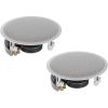 imageYAMAHA NS IW560C 8quot 2 Way In Ceiling Speaker System for Custom Installations White150Watts