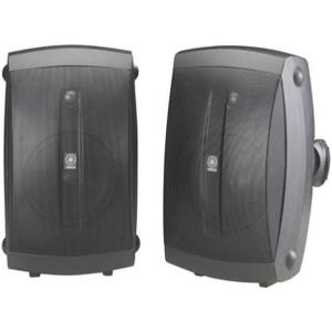imageYAMAHA NSAW350B AllWeather IndoorOutdoor 2Way Speakers  Black PairBlack