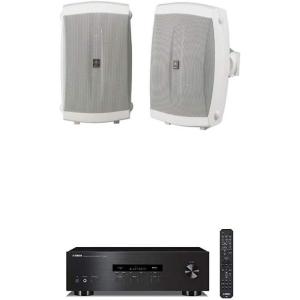 imageYAMAHA RS202BL Stereo ReceiverRS202BL w 2 Outdoor Speakers White
