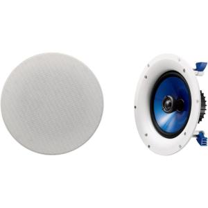 imageYamaha NSIC600 110 Watt 65Inch 2Way InCeiling Speakers  Pair White140Watts