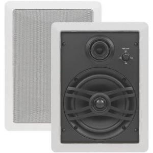 imageYamaha NSIW470 3Way InWall Speaker For Custom Install White Pair 6quot