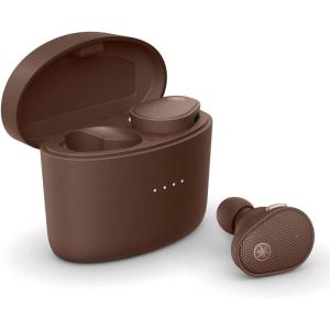 imageYamaha TWE5B True Wireless Earbuds Bluetooth Headphones Premium Sound CVC Clear Voice Capture Ambient Sound IPX5 Water Resistant for Sport BlackBrown